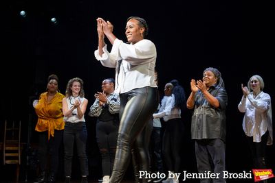 Crystal Lucas-Perry and the cast of 1776 Photo