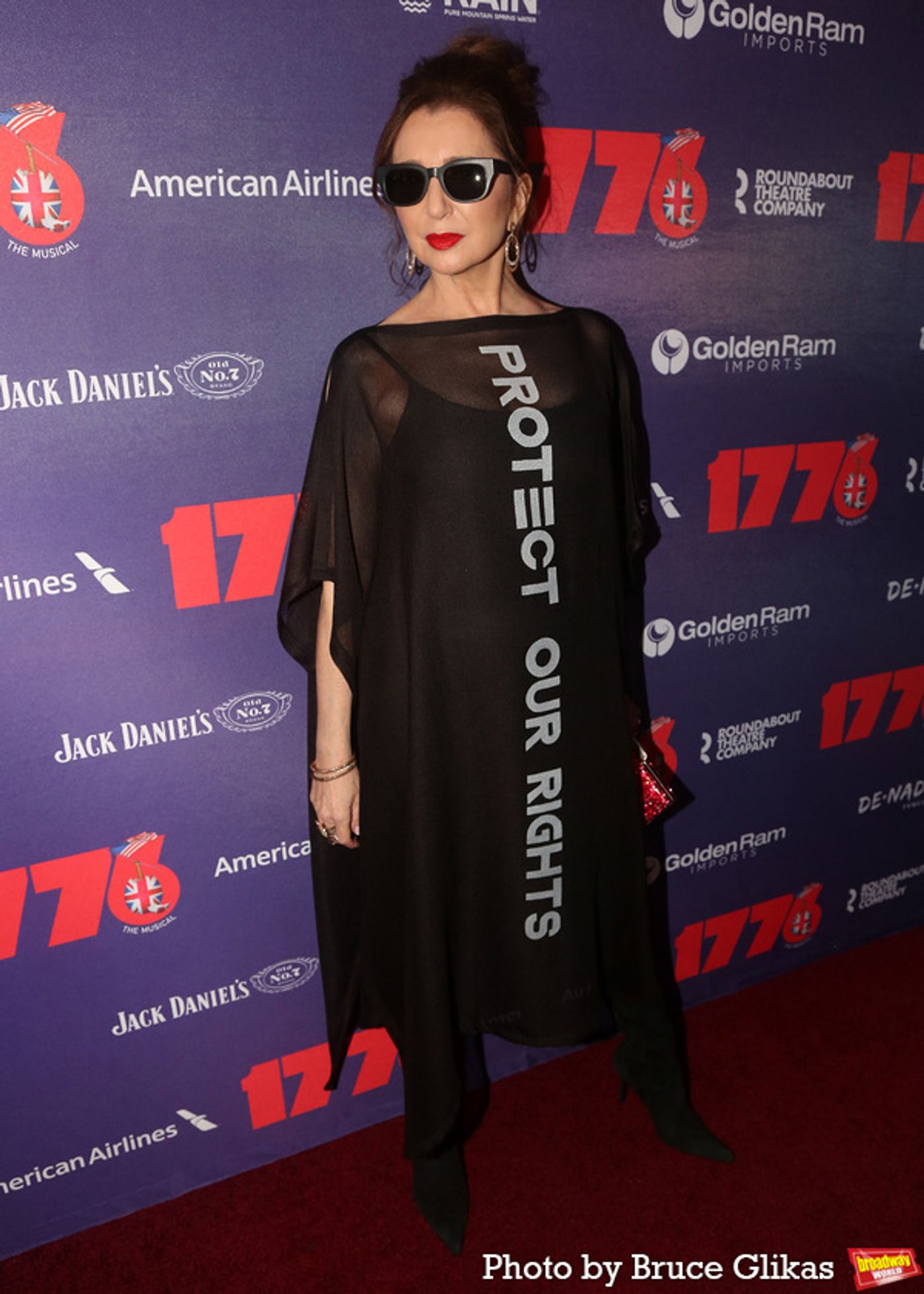 Photos: Stars Arrive on the 1776 Red Caret on Opening Night  Image