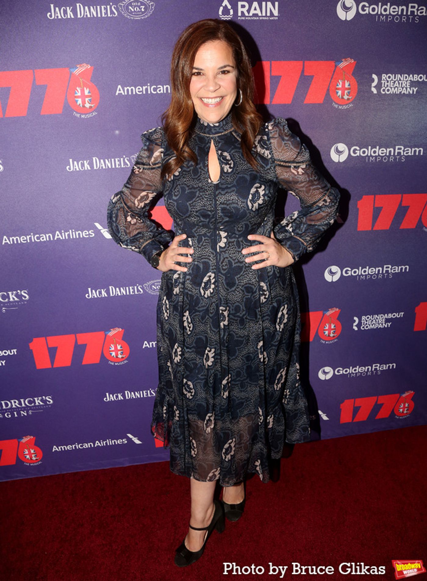 Photos: Stars Arrive on the 1776 Red Caret on Opening Night  Image