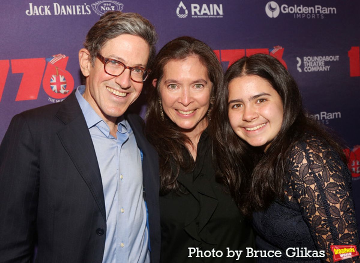 Randy Weiner, Diane Paulus and Katharine Weiner at 