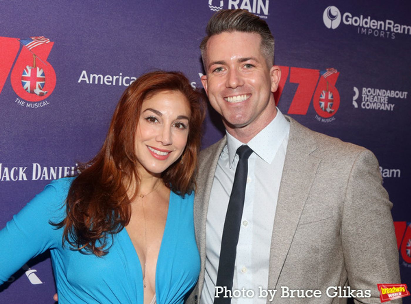 Photos: Stars Arrive on the 1776 Red Caret on Opening Night  Image