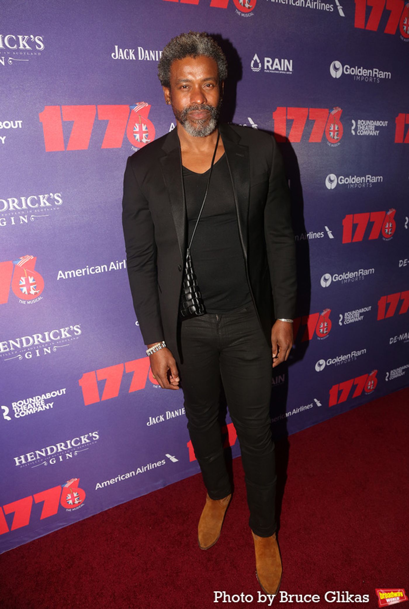Photos: Stars Arrive on the 1776 Red Caret on Opening Night  Image