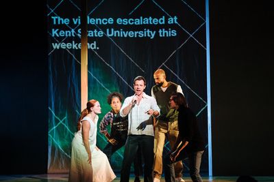 Eve Ponsonby, Clara Onyemere, Dominic Thorburn, Nathan Ives-Moiba, and David Burnett  Photo