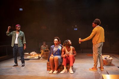 DeMorris Burrows, Sola Thompson, Jessica Dean Turner, Sheldon D. Brown and Max Thomas Photo