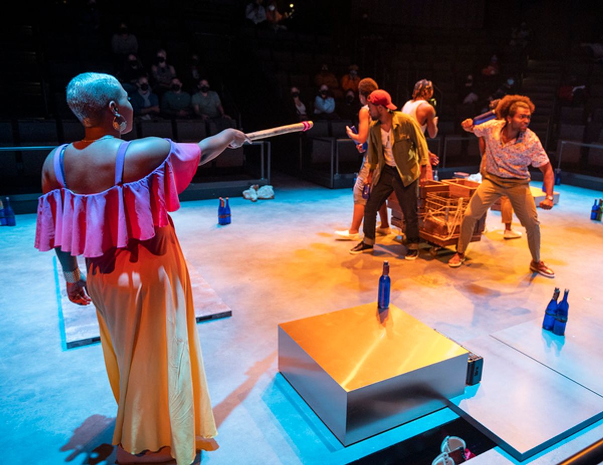 Alexis Ward and the cast at Photos: First Look at the World Premiere Adaptation of 1919 at Steppenwolf Theatre Company