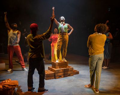 Sheldon D. Brown, DeMorris Burrows, Alexis Ward, Sola Thompson, Max Thomas and Jessic Photo