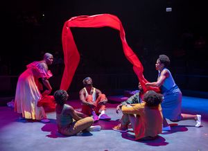 Alexis Ward, Sola Thompson, Sheldon D. Brown, DeMorris Burrows, Max Thomas and Jessic Photo