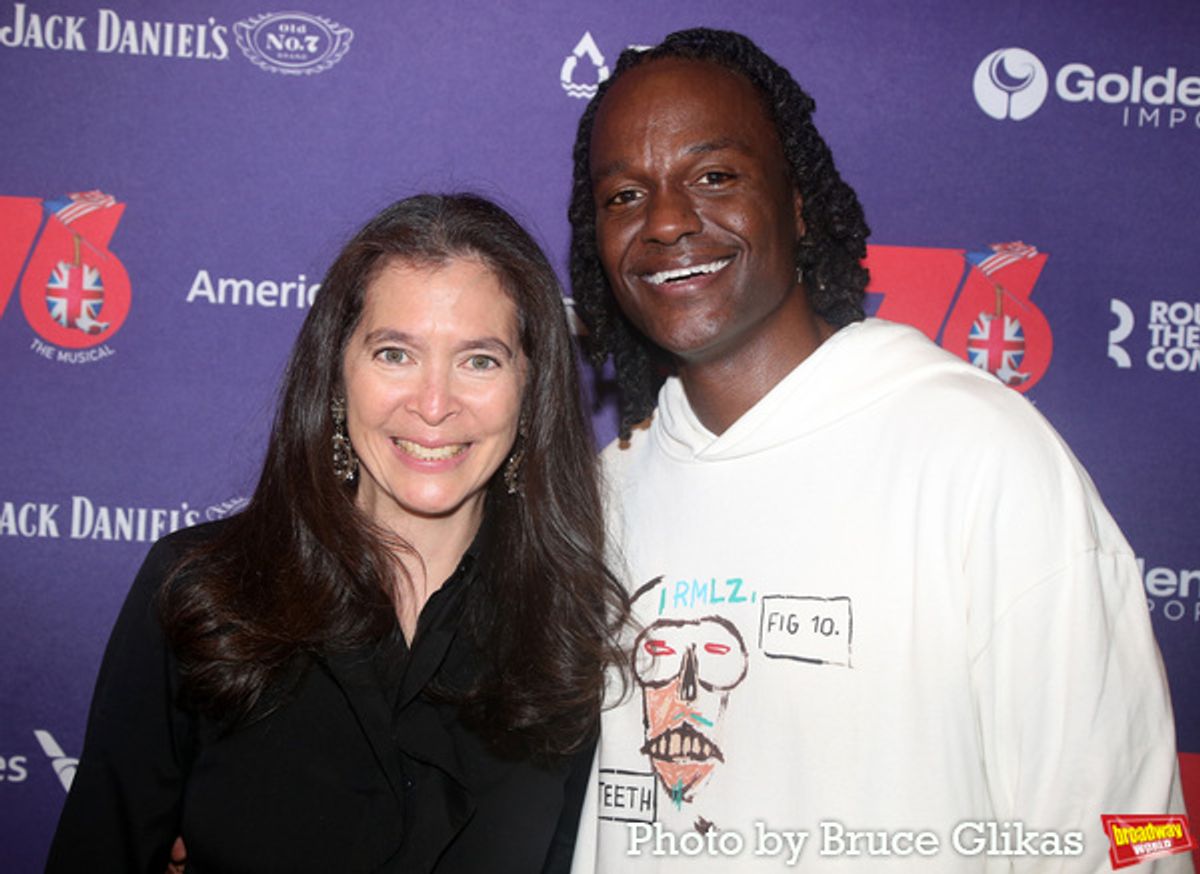 Co-Director Diane Paulus and Co-Director/Choreographer Jeffrey L. Page  at 