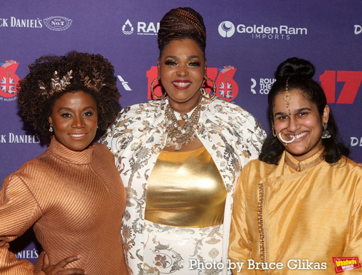 Gisela Adisa, Liz Mikel and Sushma Saha at 