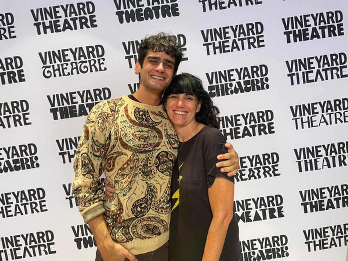 Borna Barzin and Leigh Silverman  at 