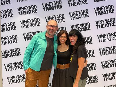 David Cale, Marjan Neshat,  Leigh Silverman Photo