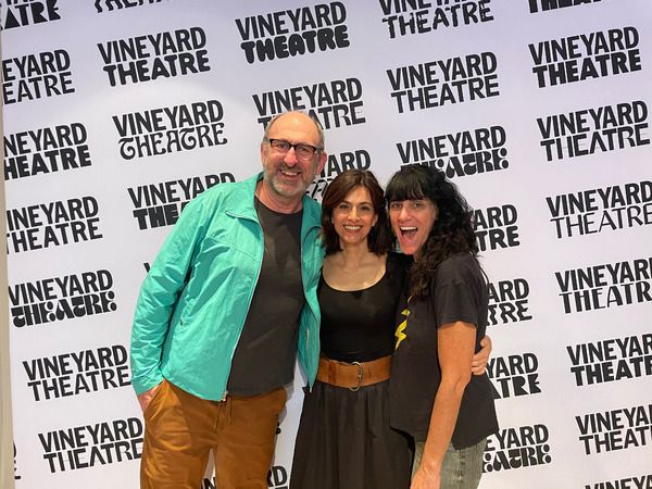 David Cale, Marjan Neshat,  Leigh Silverman Photo