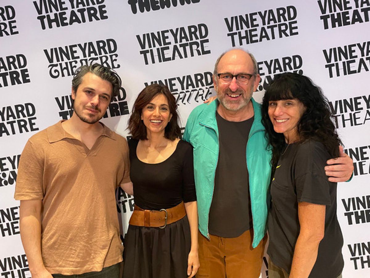 Matthew Dean Marsh, Marjan Neshat, David Cale, Leigh Silverman at 