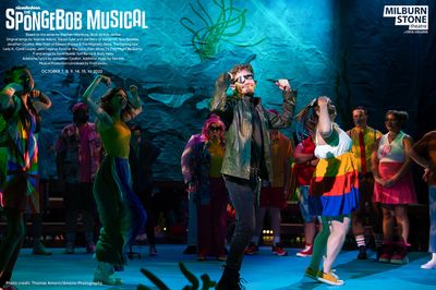 Silas Taylor and the cast of The SpongeBob Musical  Photo