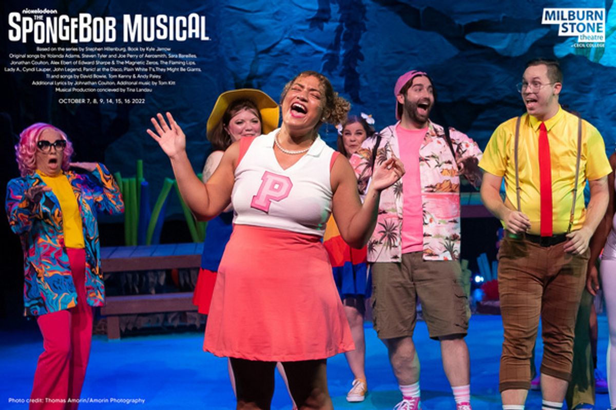 Cynthia Acevedo and the cast of The SpongeBob Musical at Photos: First Look At THE SPONGEBOB MUSICAL At The Milburn Stone Theatre