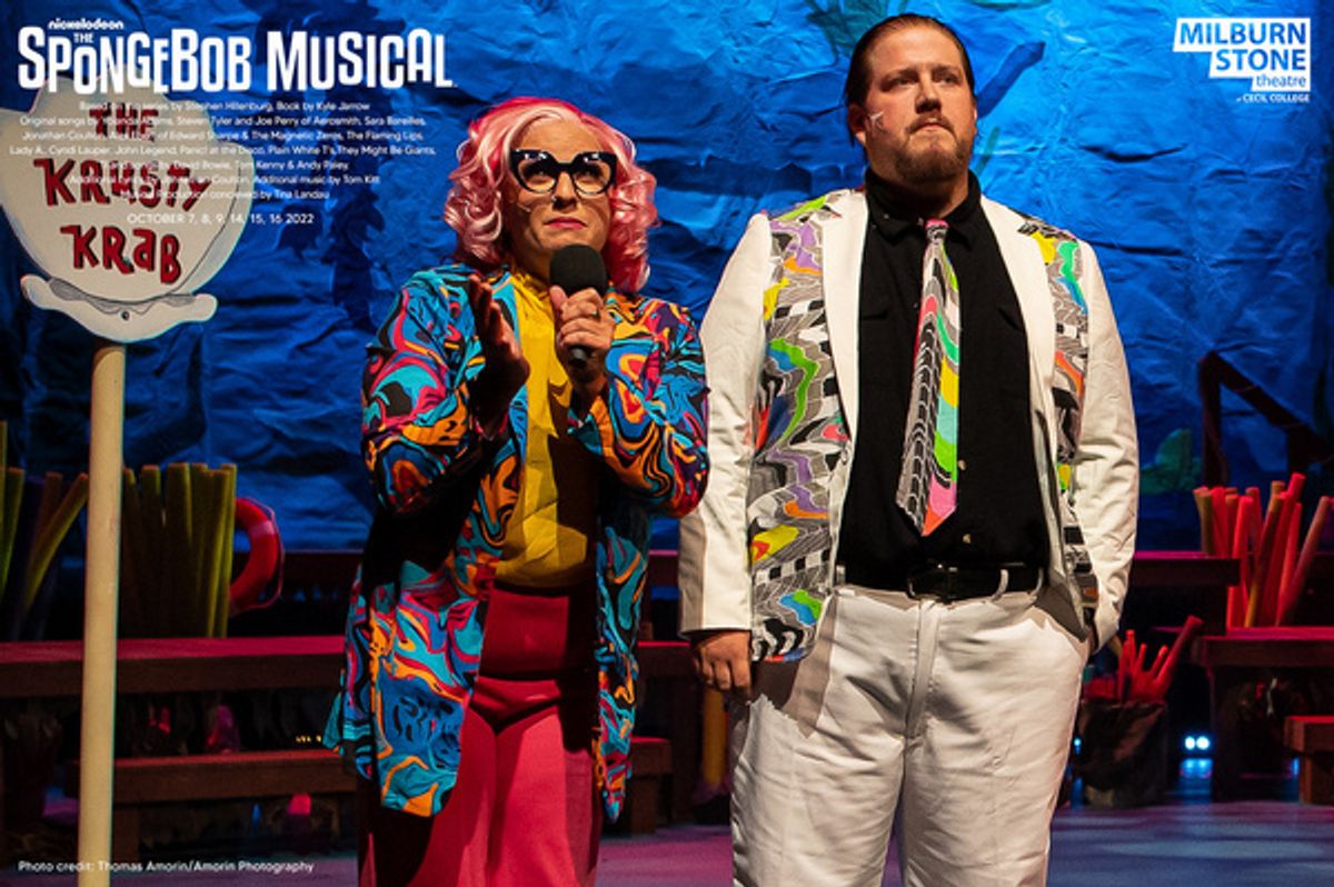 Kristy Echols and Ryan Milliner at Photos: First Look At THE SPONGEBOB MUSICAL At The Milburn Stone Theatre