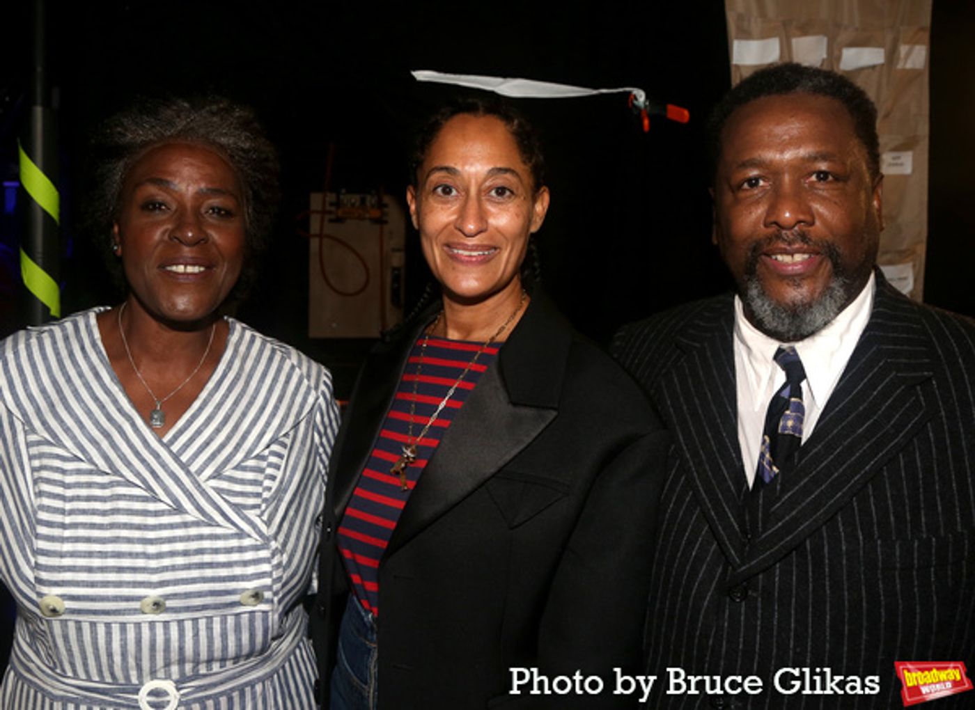 Photos: Tracee Ellis Ross Visits the Cast of DEATH OF A SALESMAN  Image