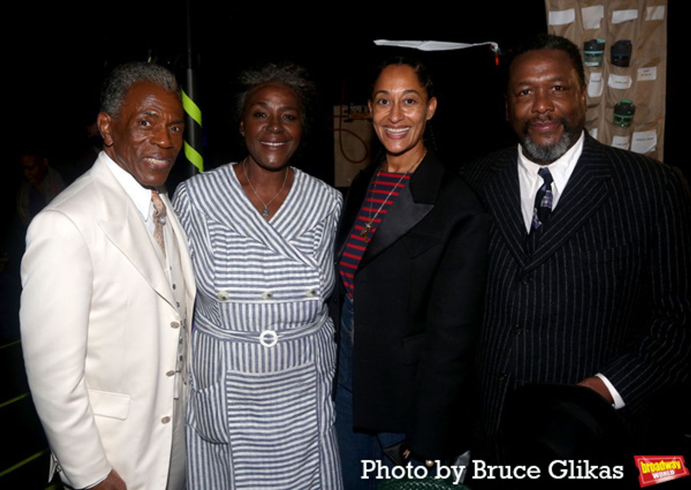 Photos: Tracee Ellis Ross Visits the Cast of DEATH OF A SALESMAN  Image