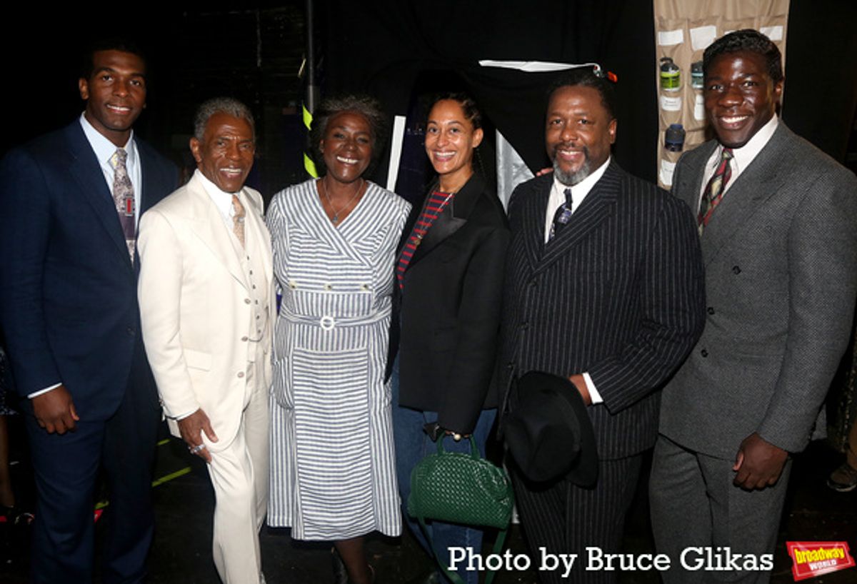 Khris Davis, André De Shields, Sharon D. Clarke, Tracee Ellis Ross, Wendell Pierce and McKinley Belcher III  at 