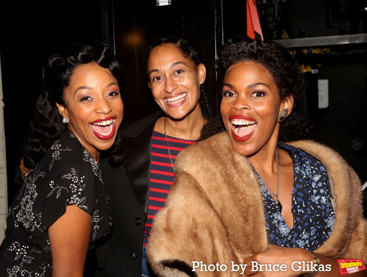 Photos: Tracee Ellis Ross Visits the Cast of DEATH OF A SALESMAN  Image
