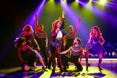 Linedy Genao and the Company of On Your Feet! Photo