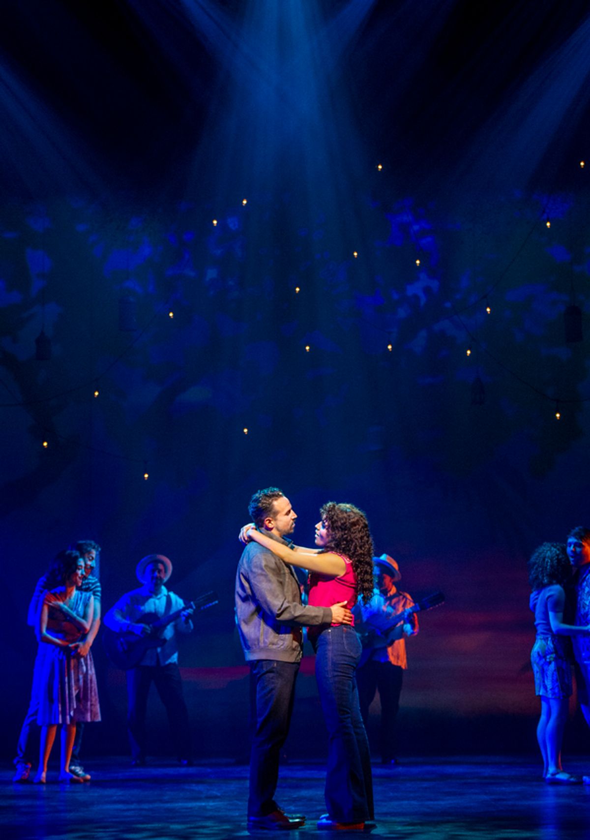 Brandon Espinoza, Linedy Genao, and the Company of On Your Feet! at 