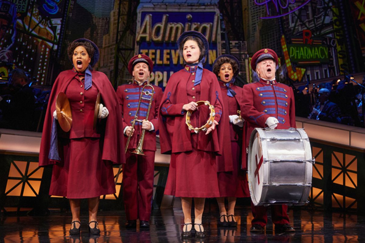 Allison Blackwell, Michael Fatica, Phillipa Soo, Kristin Yancy, and Fred Applegate at 