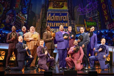 James Monroe Igelhart and Company of Guys and Dolls Photo