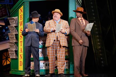 Matthew Saldivar, Kevin Chamberlin, and Akron Watson Photo