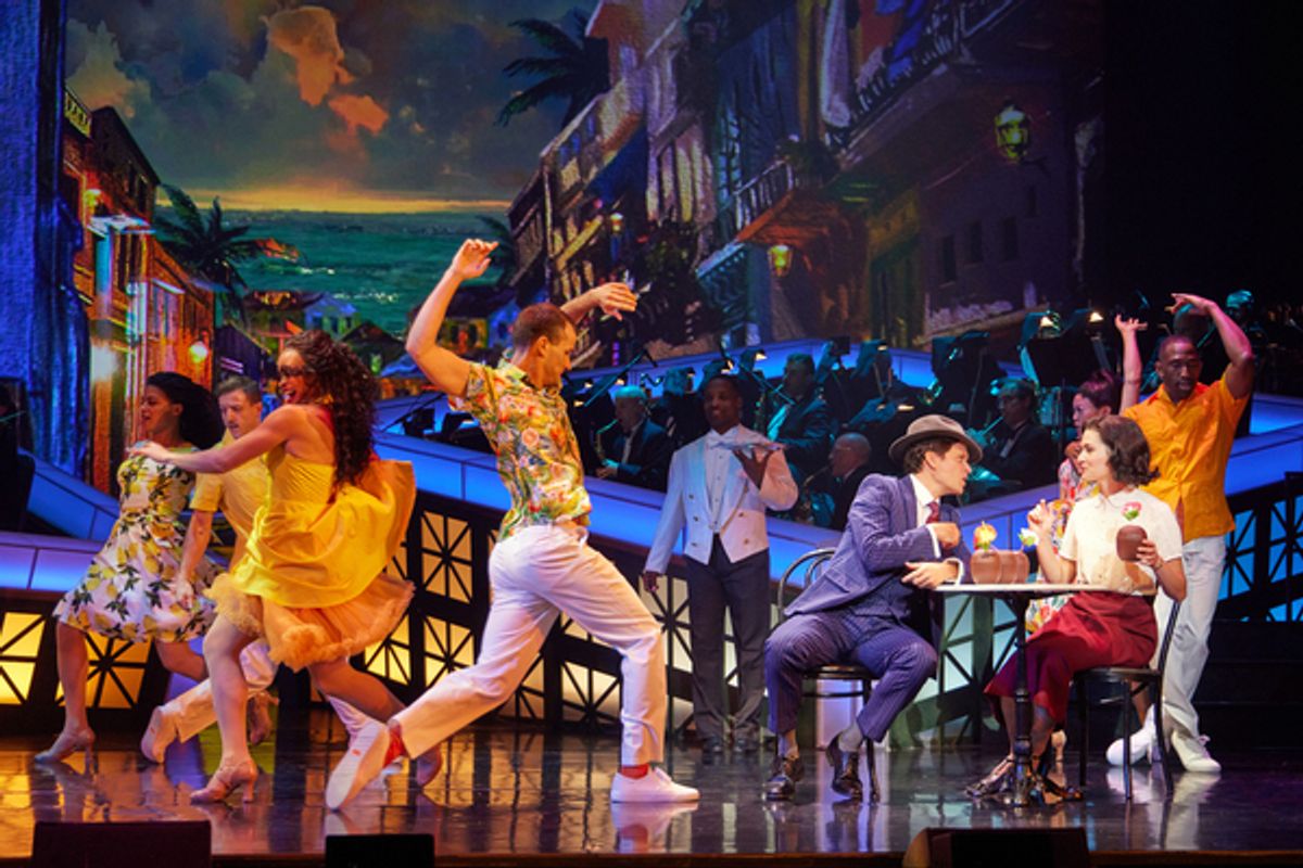 Steven Pasquale, Phillipa Soo, and Company of Guys and Dolls at 