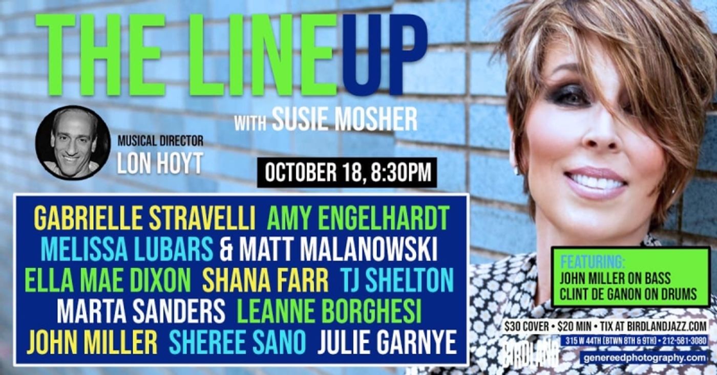 Photos: THE LINEUP WITH SUSIE MOSHER Looks Like a Fun Time For An October 11th Birdland Theater Audience Photos: THE LINEUP WITH SUSIE MOSHER Looks Like a Fun Time For An October 11th Birdland Theater Audience Image