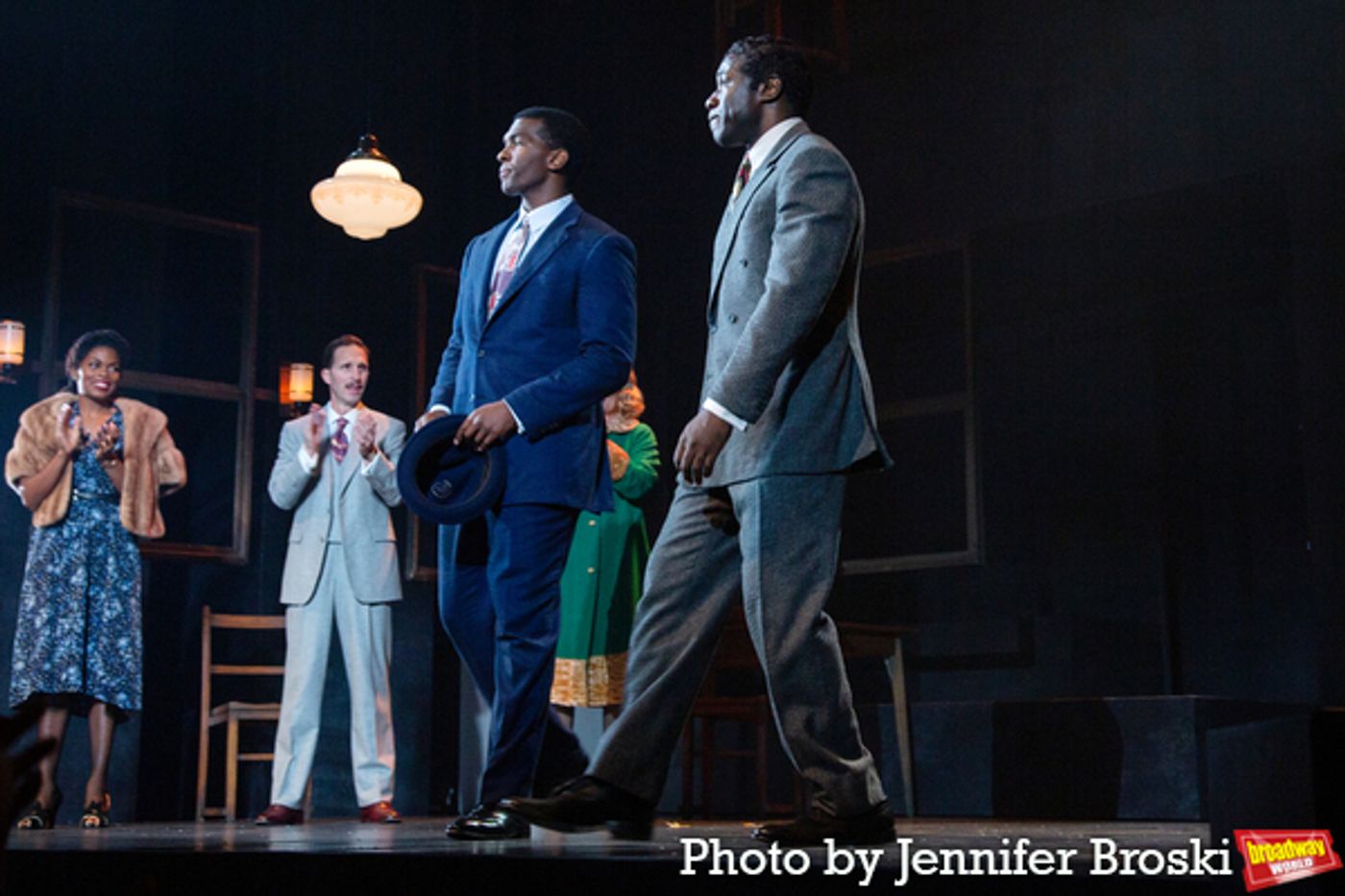 Photos: The Cast of DEATH OF A SALESMAN Takes Their Opening Night Bows  Image