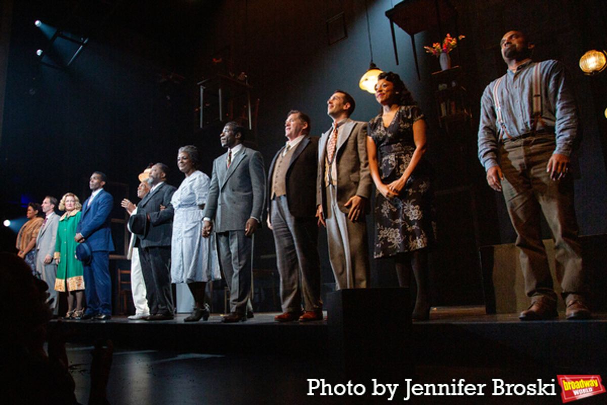 The cast of DEATH OF A SALESMAN at 