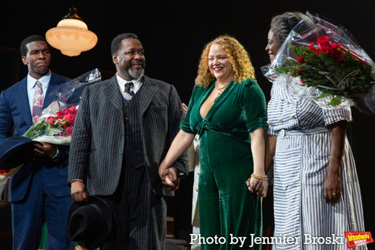 Khris Davis, Wendell Pierce, Miranda Cromwell, Sharon D Clarke at 