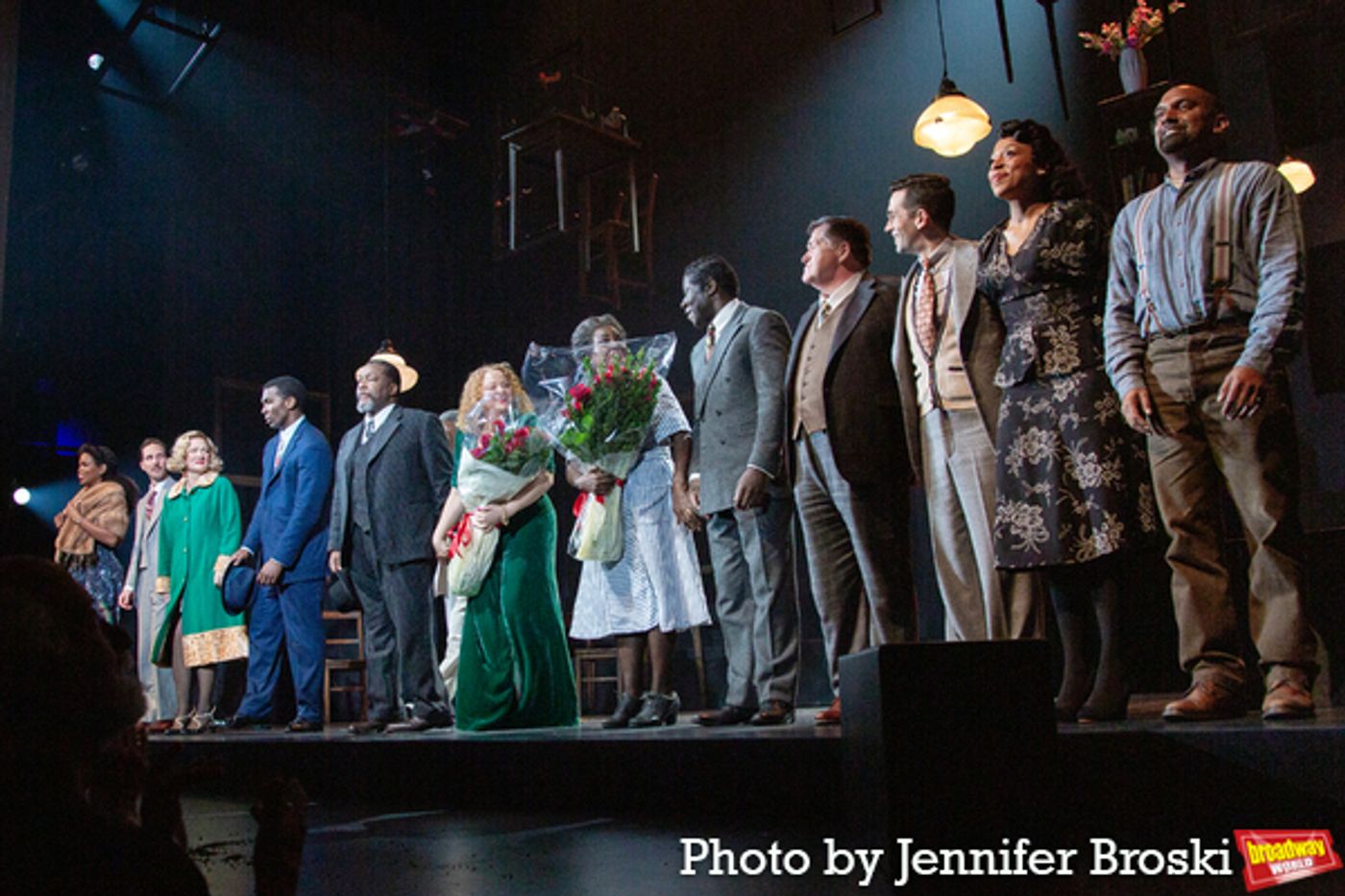 Photos: The Cast of DEATH OF A SALESMAN Takes Their Opening Night Bows  Image