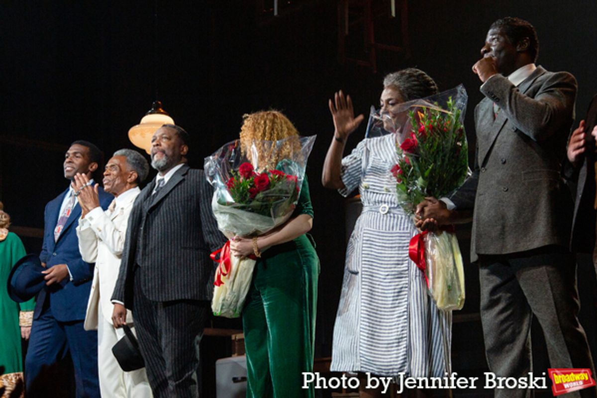 Khris Davis, Andre De Shields, Wendell Pierce, Miranda Cromwell, Sharon D Clarke, McKinley Belcher III at 