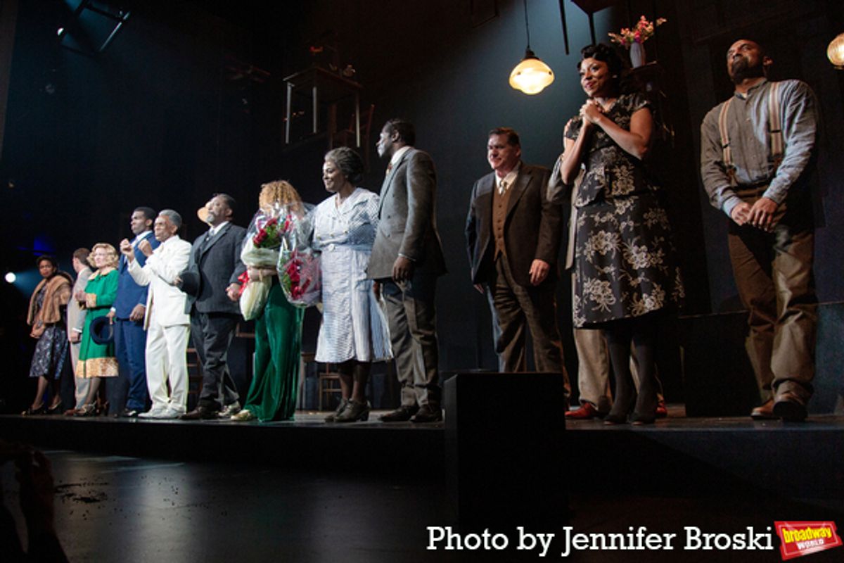 The cast of DEATH OF A SALESMAN at Photos: The Cast of DEATH OF A SALESMAN Takes Their Opening Night Bows