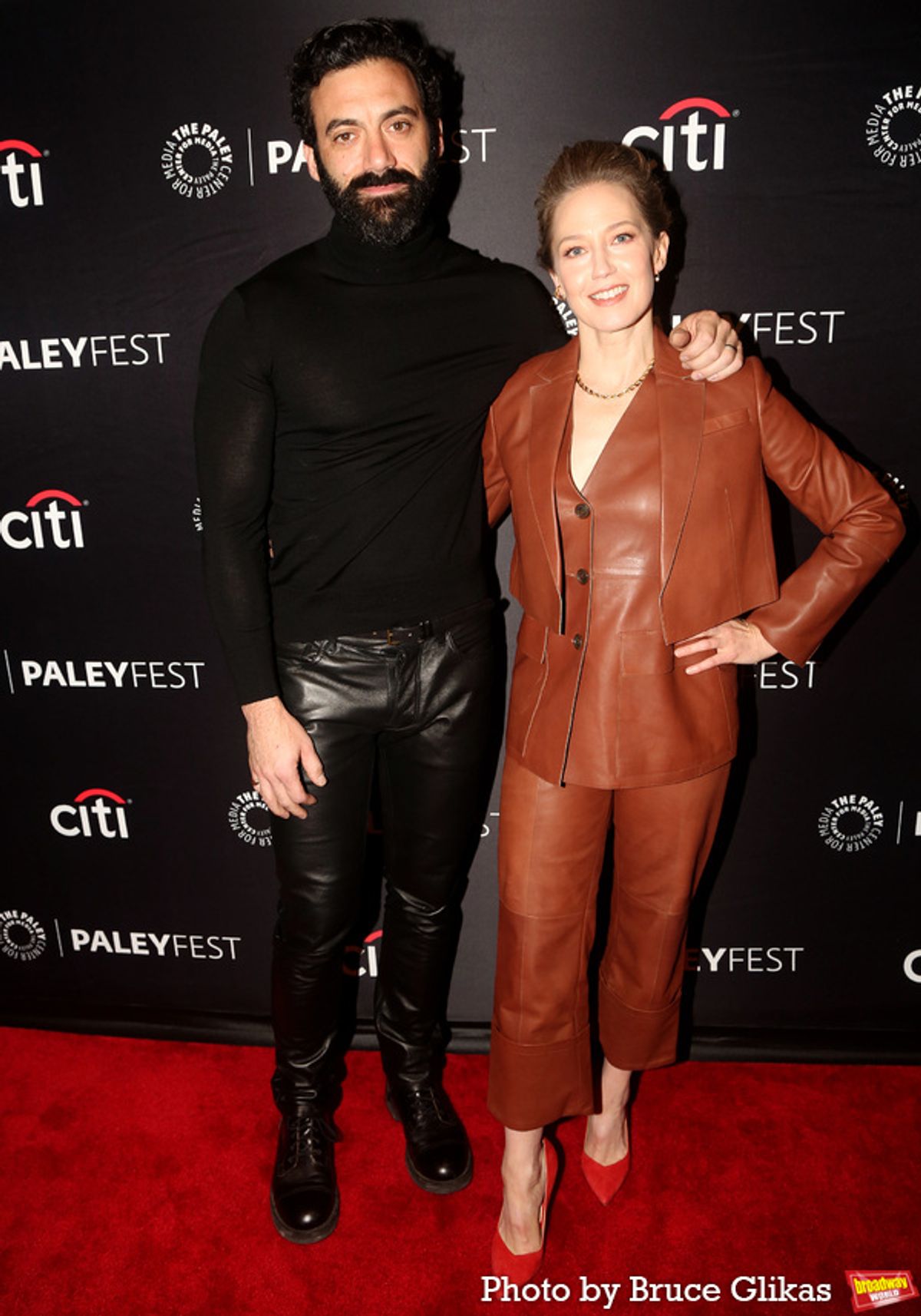 Morgan Spector and Carrie Coon  at 