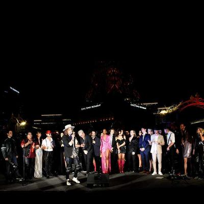 Travis Cormier with the cast, crew and creative team  Photo