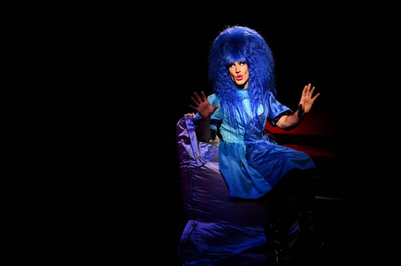 Photos: First Look at Gigi Zahir, Aka Crayola The Queen, As Becky Biro In FAME WHORE At The King's Head Theatre  Image