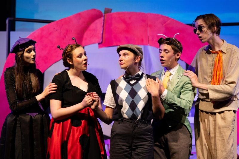 Review: Roald Dahl's JAMES AND THE GIANT PEACH, JR. at Red Curtain Theatre Thrills the Audience 'Right Before Your Eyes'  Image