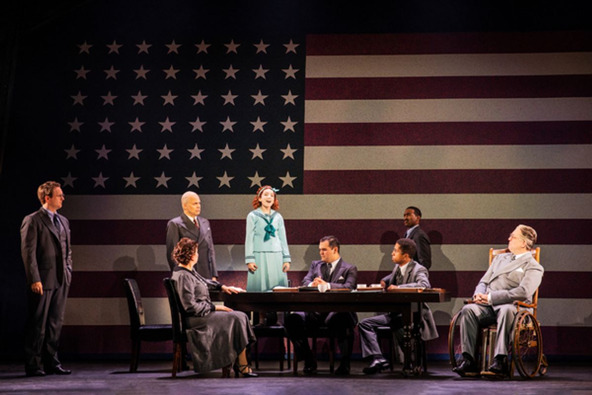 The company at Photos & Video: Get a First Look at the New ANNIE National Tour