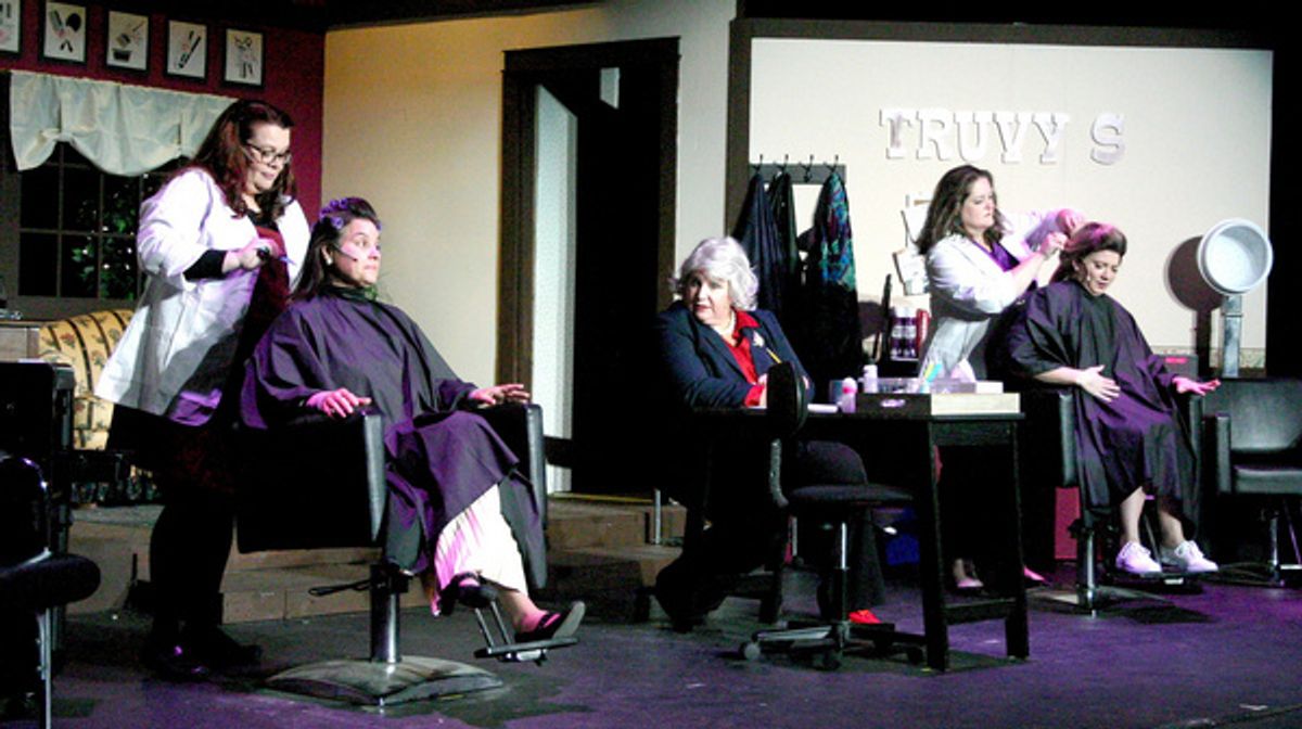 The cast of STEEL MAGNOLIAS at Photos: First Look At The Sauk's STEEL MAGNOLIAS