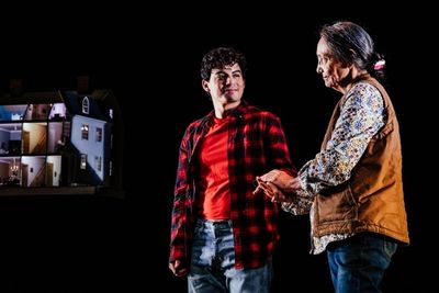 Bradley James Tejeda and Tantoo Cardinal Photo