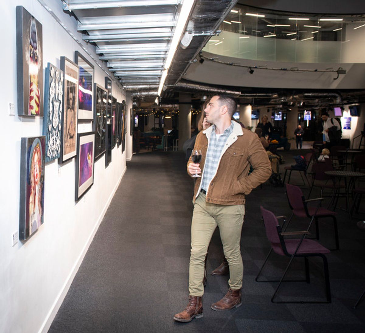 ‘Caged’ art exhibition at the Riverside Studios at Photos: The Art Hound Gallery and Riverside Studios Launch New Exhibition CAGED
