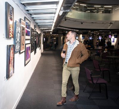 ‘Caged’ art exhibition at the Riverside Studios Photo