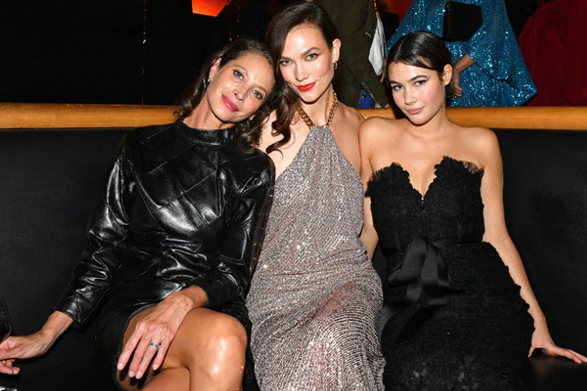 Christy Turlington Burns, Karlie Kloss, and Grace Burns at 