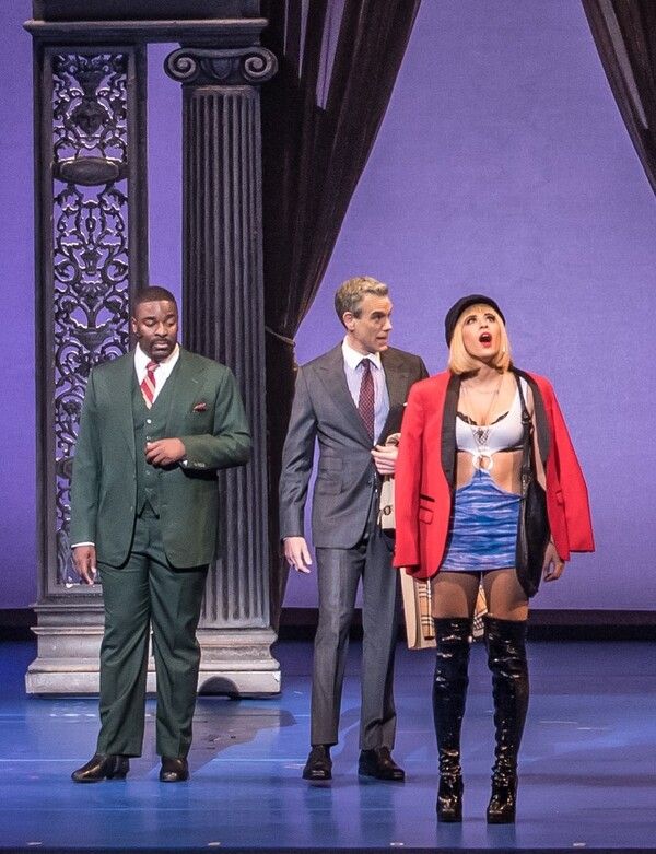 Kyle Taylor Parker, Adam Pascal and Jessie Davidson Photo
