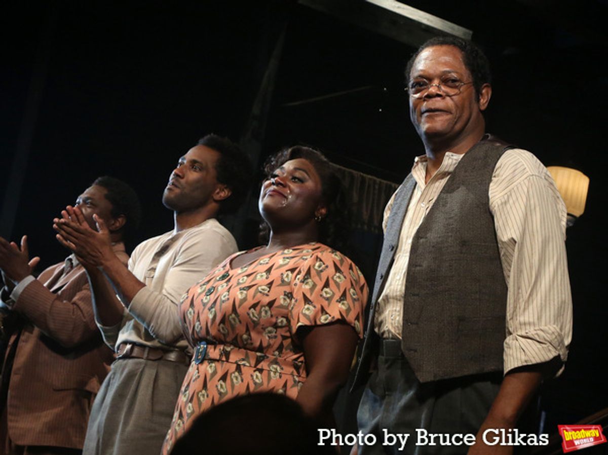 John David Washington, Danielle Brooks and Samuel L Jackson  at 