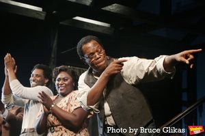 John David Washington, Danielle Brooks and Samuel L Jackson  Photo